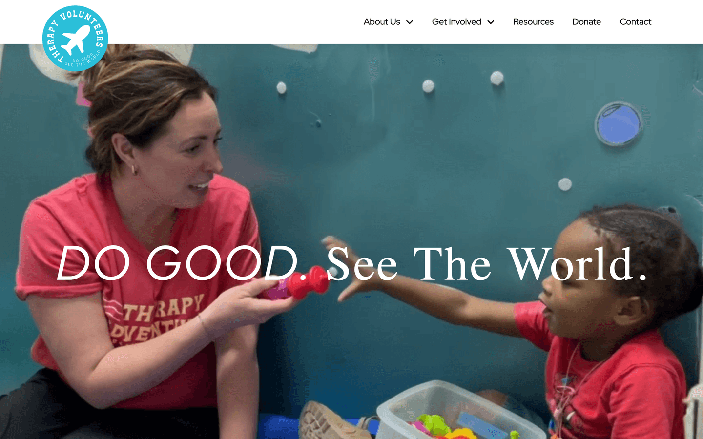 TherapyVolunteers.org website